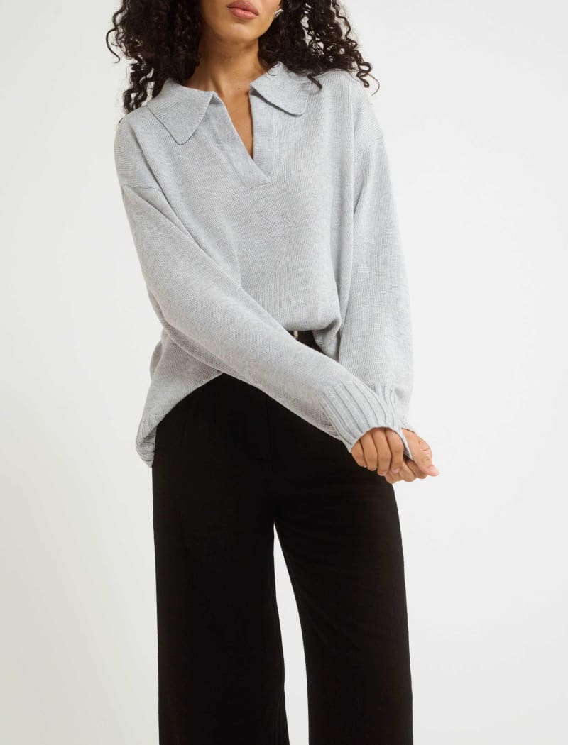 Delancey Sweater | Pearl Gray - Sweaters