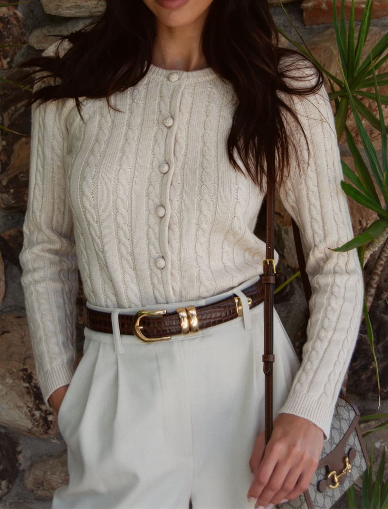 Estate Cardigan | Cream - Cardigan