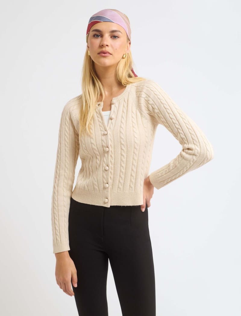 Estate Cardigan | Cream - Cardigan
