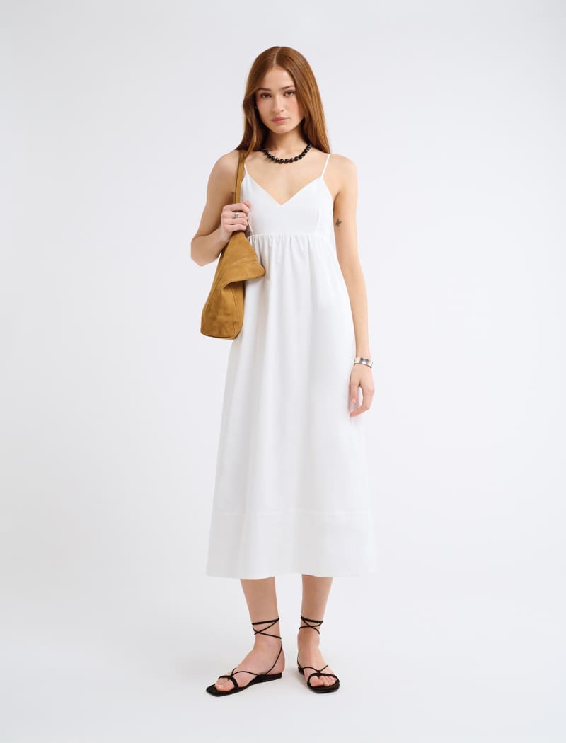 Everyday Midi Dress | White - L Everyday Midi Dress | White - L