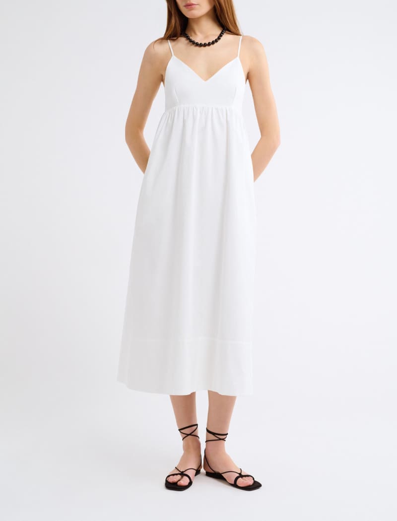 Everyday Midi Dress | White - Midi Dress