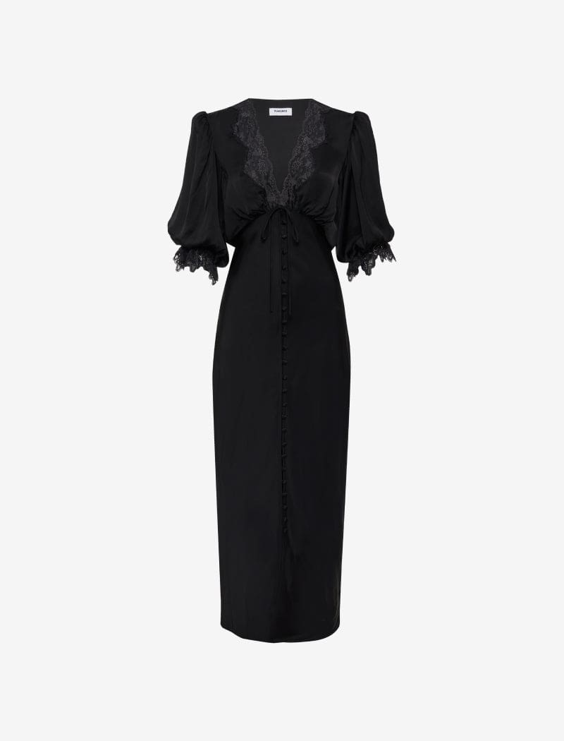 Honey Duster Maxi Dress | Black - Maxi Dress