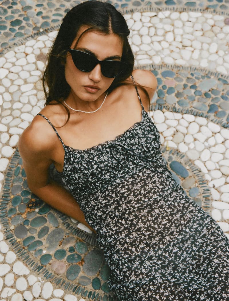 Jardin Midi Dress | Midnight Vine - Midi Dress