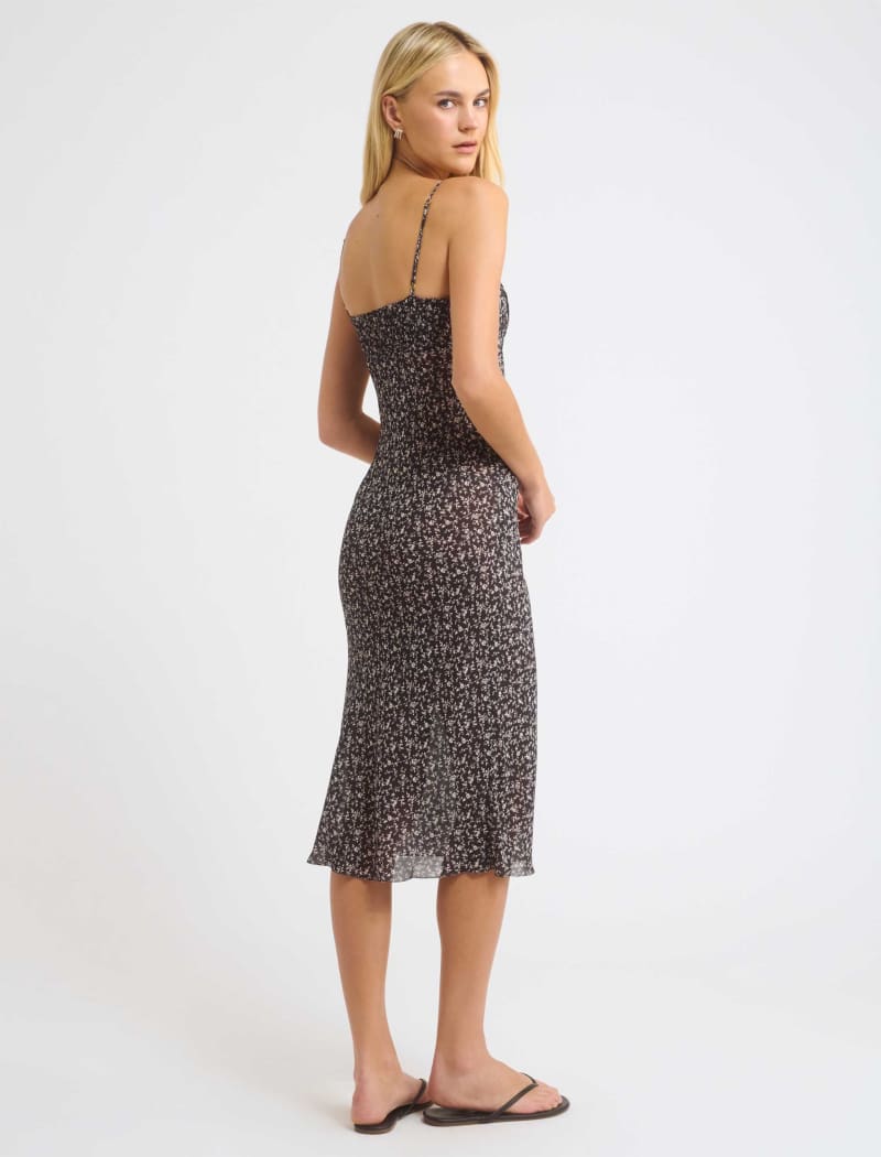 Jardin Midi Dress | Midnight Vine - Midi Dress