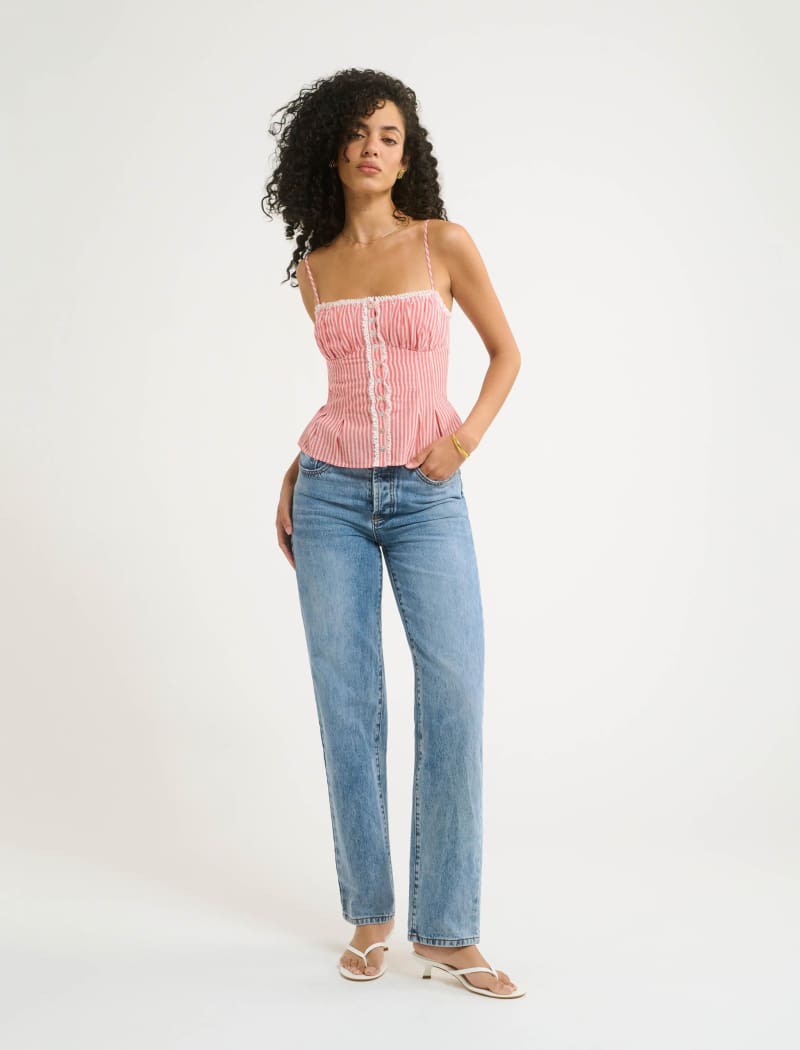 Lemon Grove Top | Sundown Stripe - Camis and Tanks