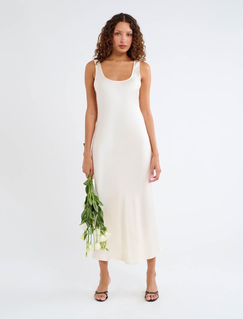 Market Midi Dress | Ivory - Midi Dress