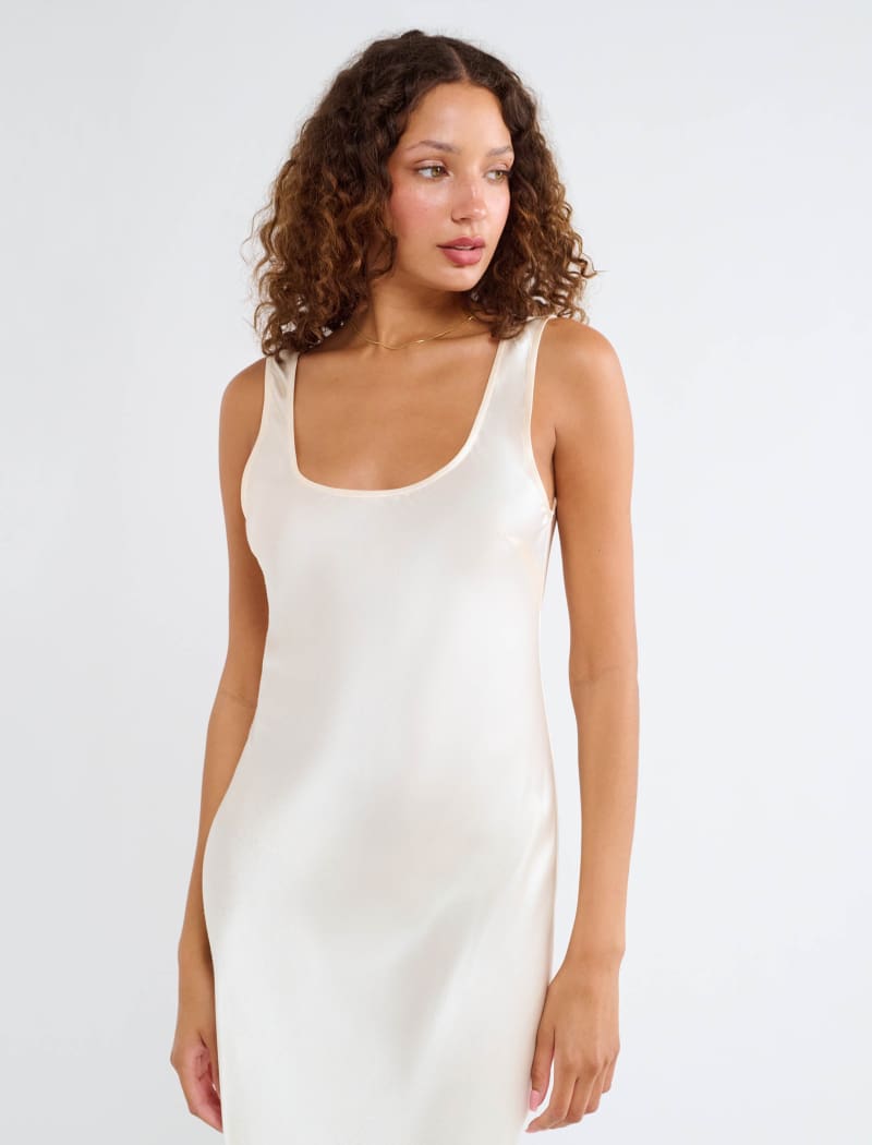 Market Midi Dress | Ivory - Midi Dress