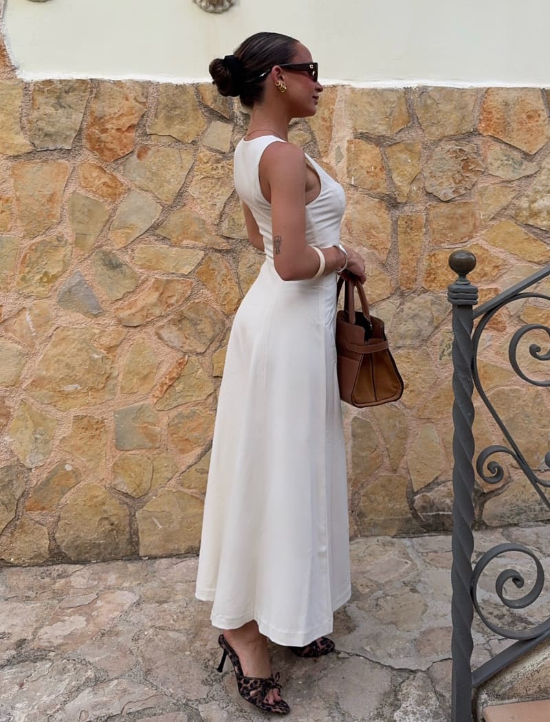 Mayfair Midi Dress | Cream - Midi Dress