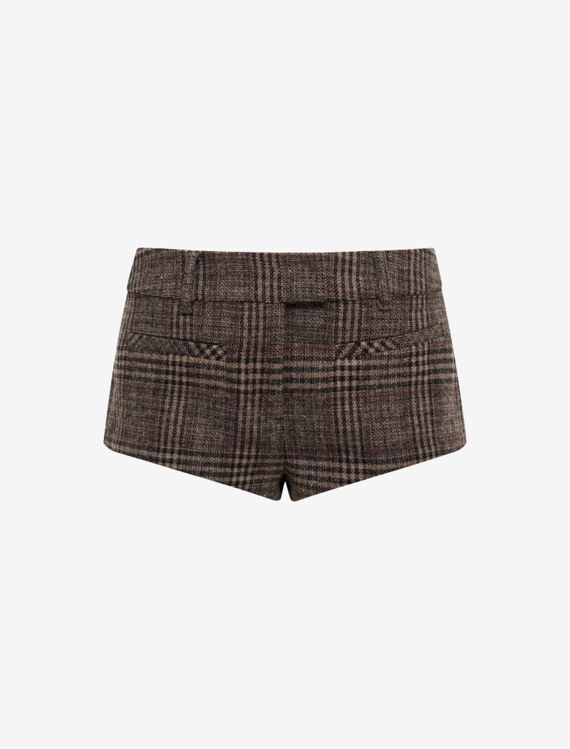 Micro Short | Manchester Plaid