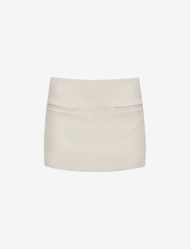Micro Skort | Cream