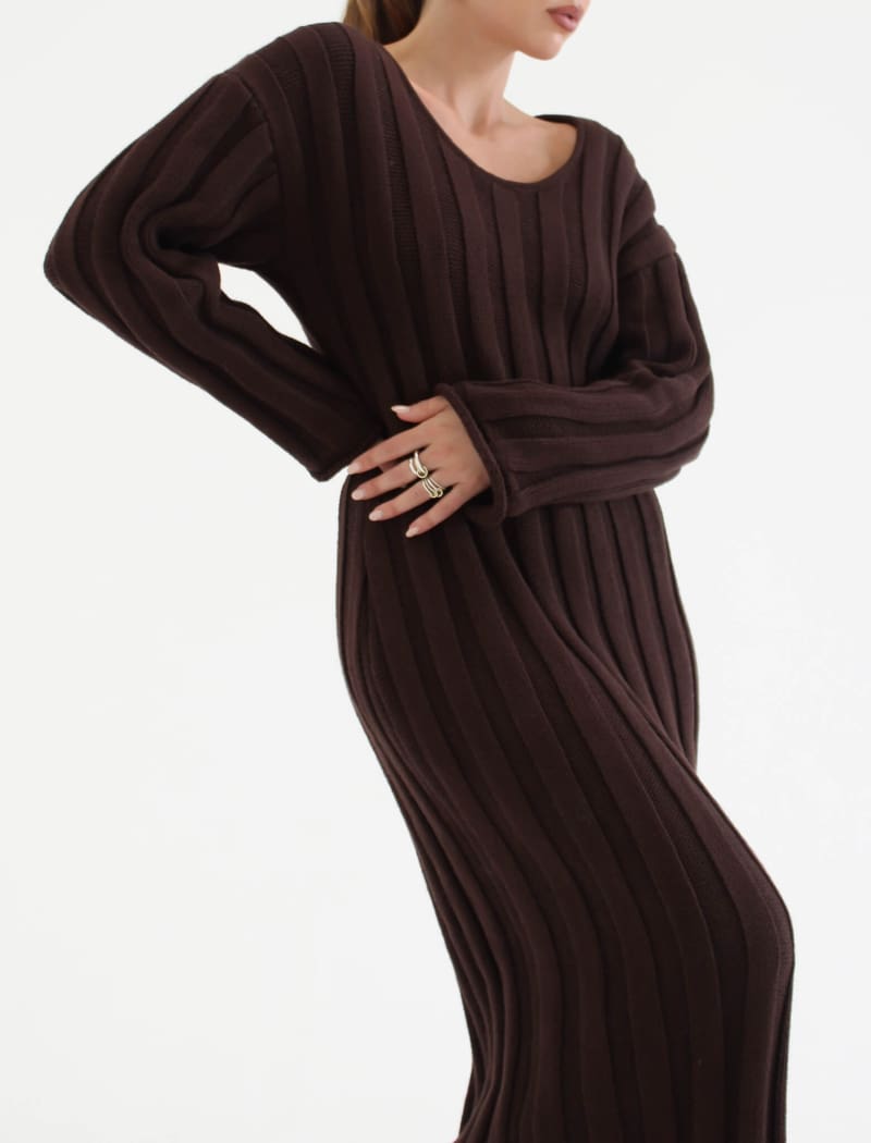 Missoula Maxi Dress | Espresso – Rumored