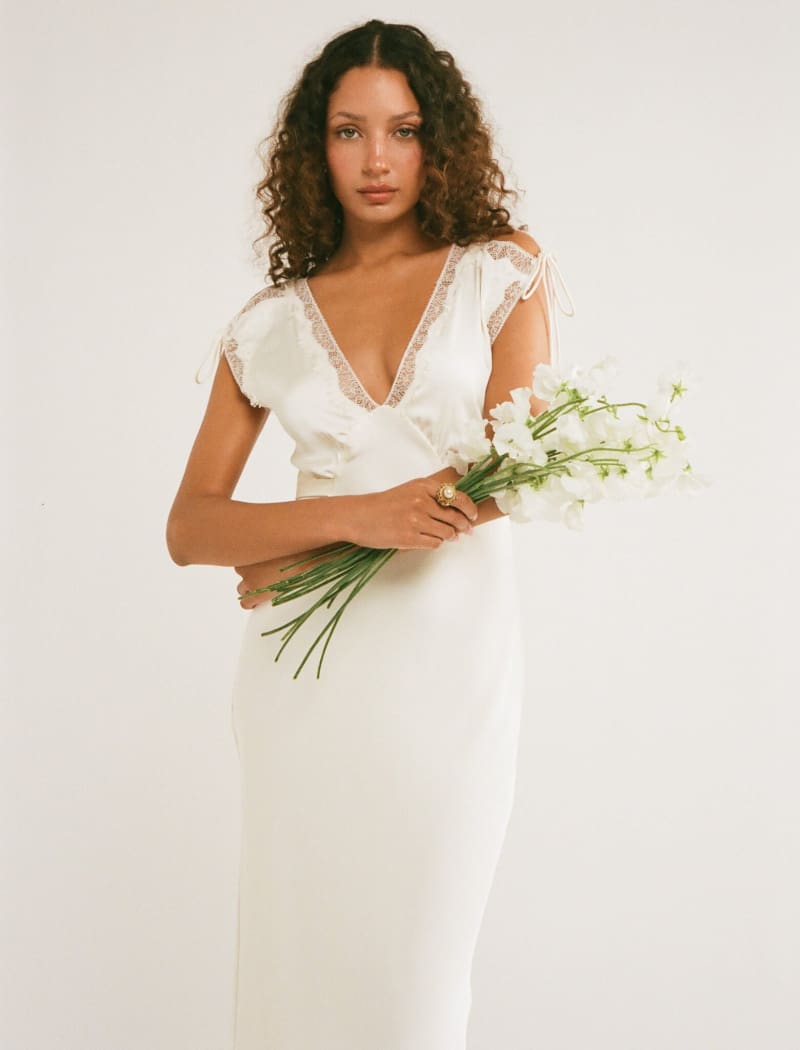 Monarch Midi Dress | Cream - Midi Dress