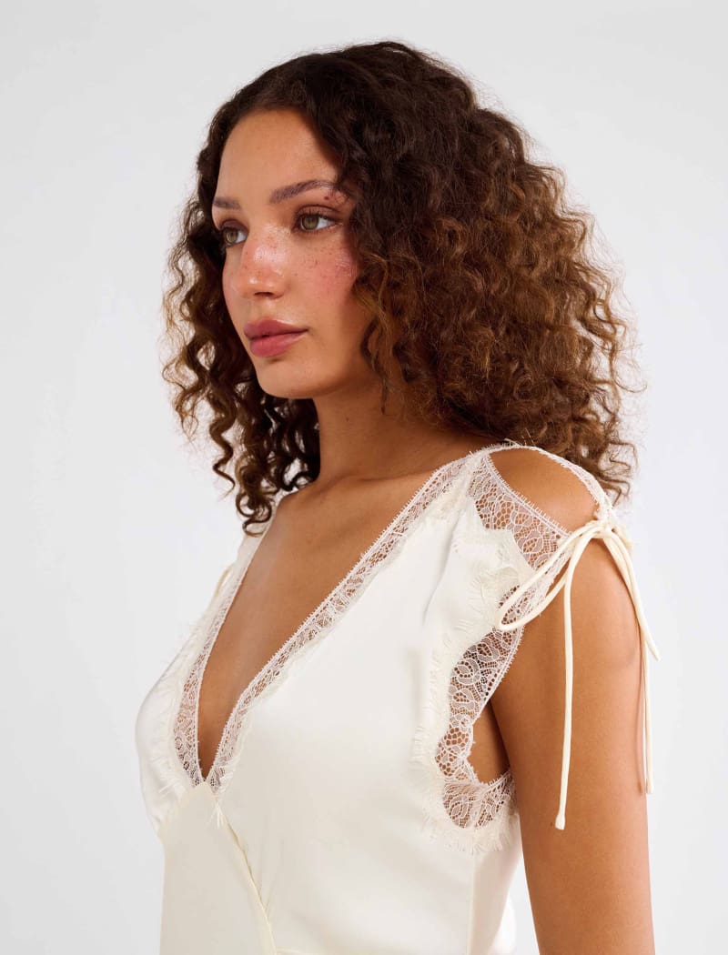 Monarch Midi Dress | Cream - Midi Dress