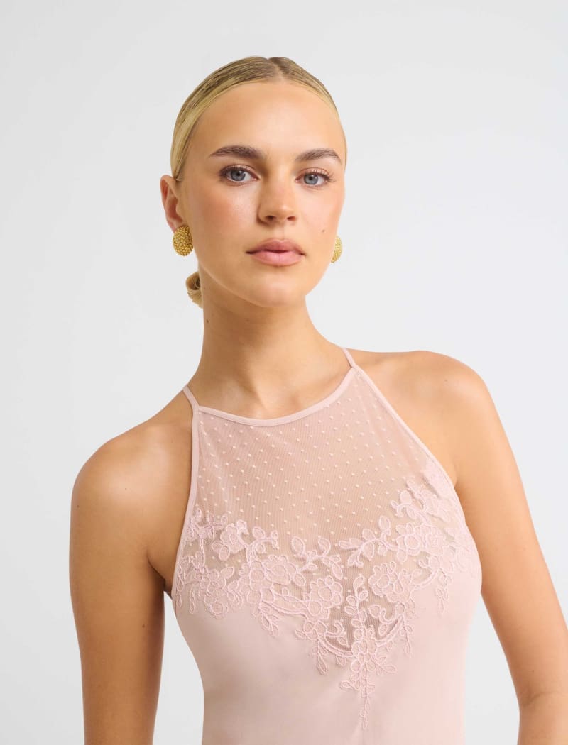 Monet Midi Dress | Blush - Midi Dress