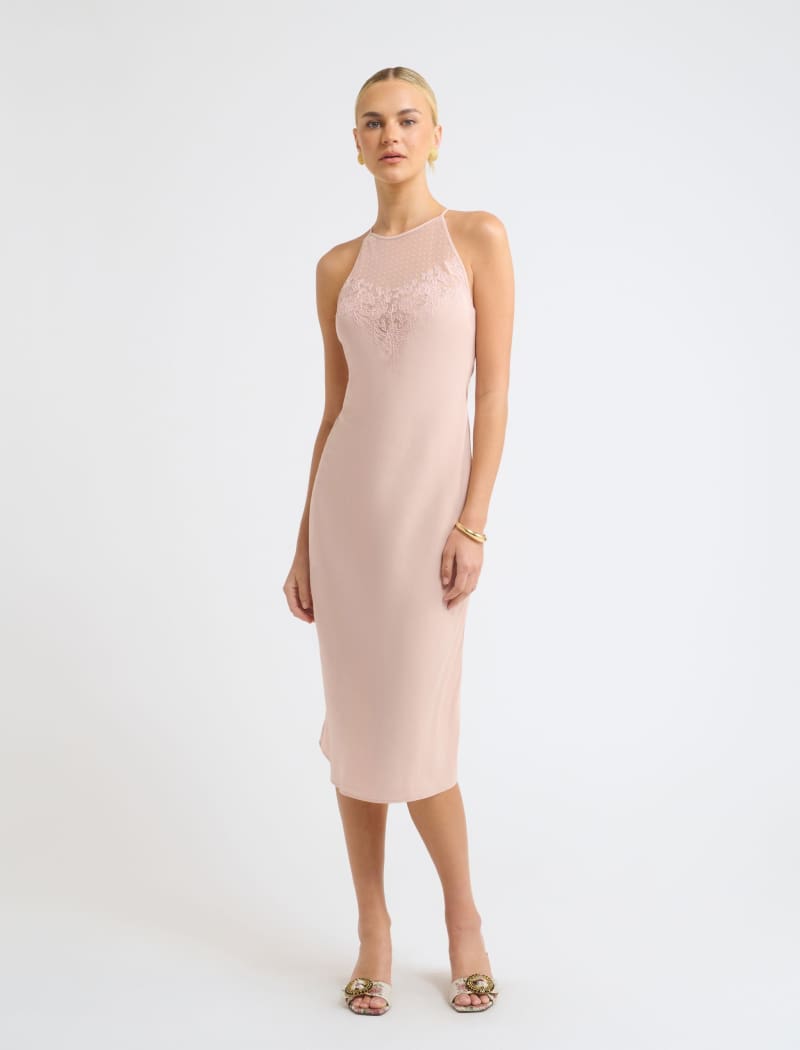 Monet Midi Dress | Blush - Midi Dress