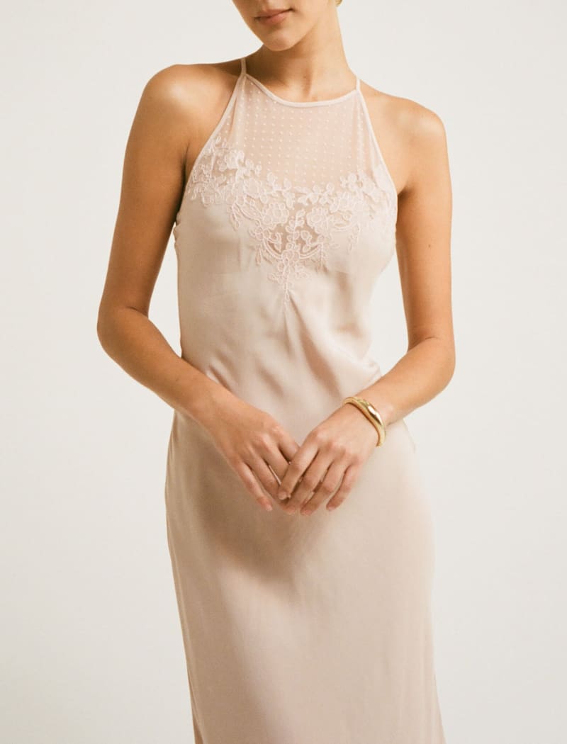 Monet Midi Dress | Blush - Midi Dress