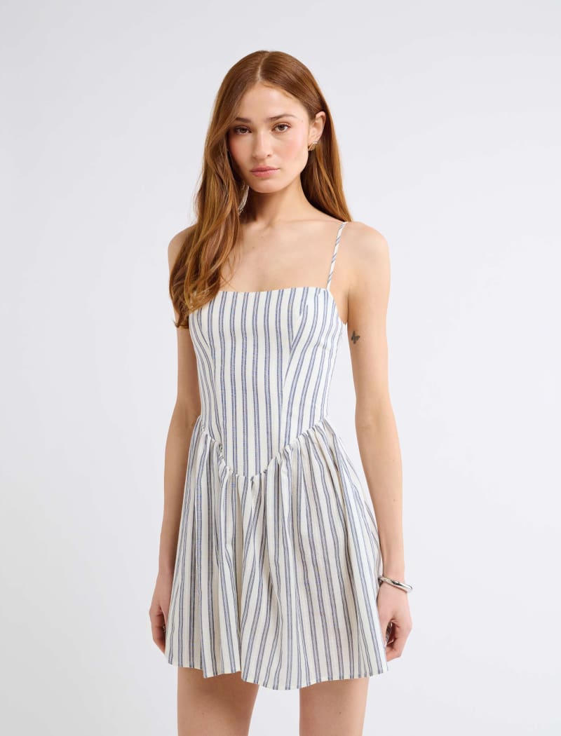 Nantucket Mini Dress | Seashore Stripe - Mini Dress
