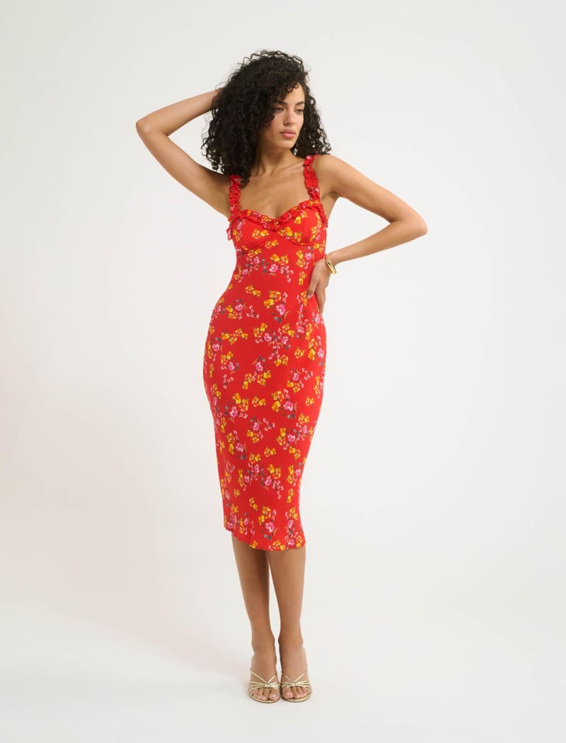 Negroni Midi Dress | Havana Bloom - Midi Dress