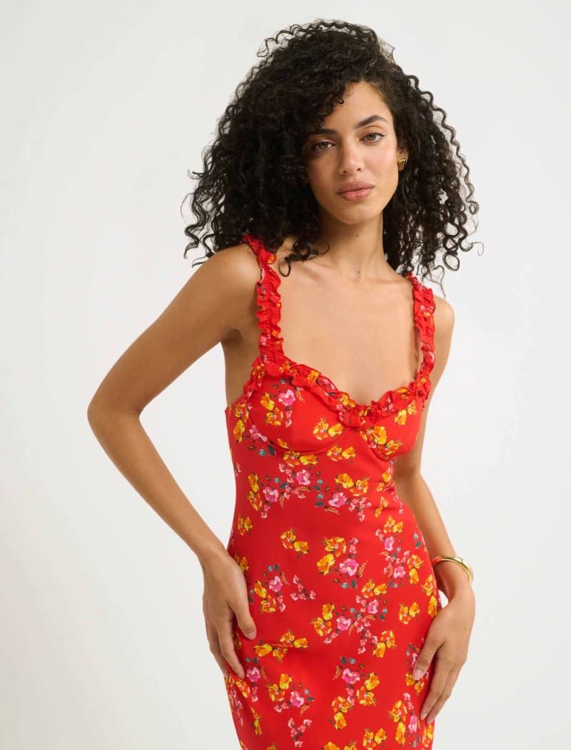 Negroni Midi Dress | Havana Bloom - Midi Dress