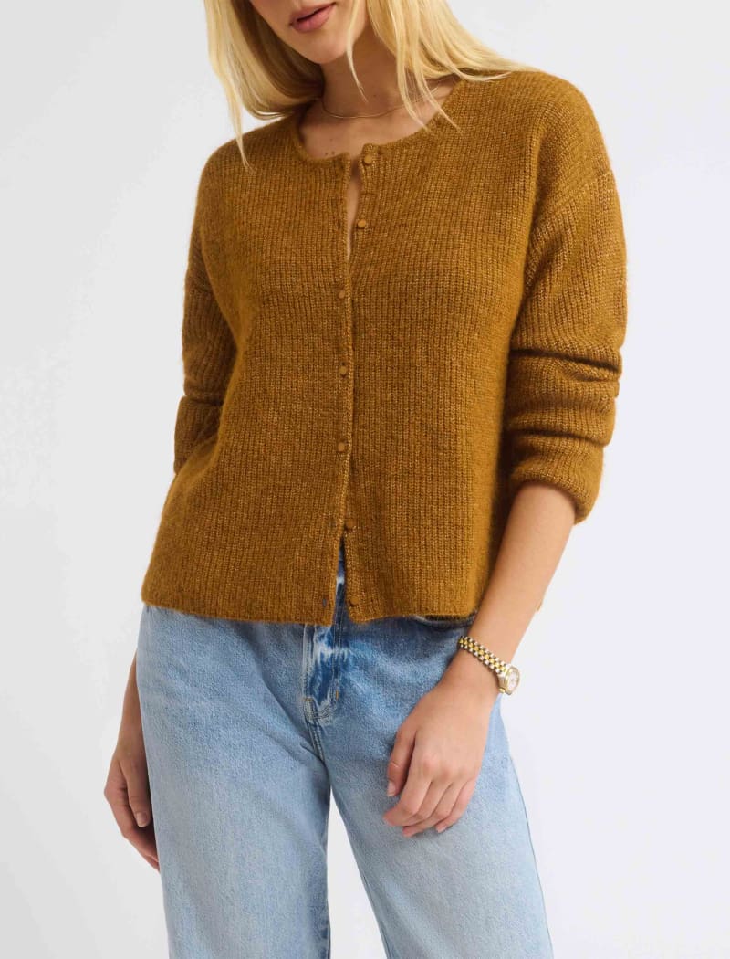 Newport Cardigan | Camel - Cardigan