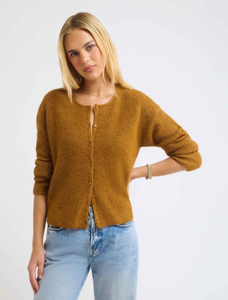Newport Cardigan | Camel - Cardigan