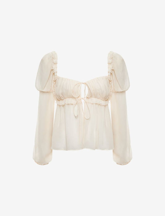 Only You Top | Ivory - Blouse