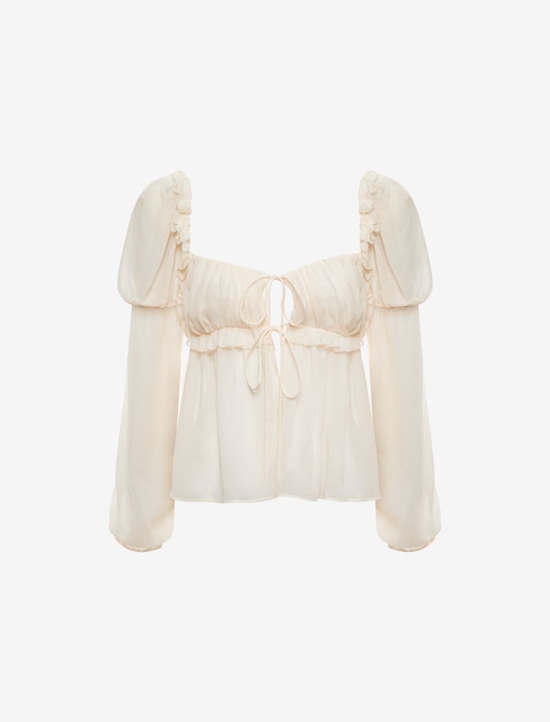 Only You Top | Ivory - Blouse