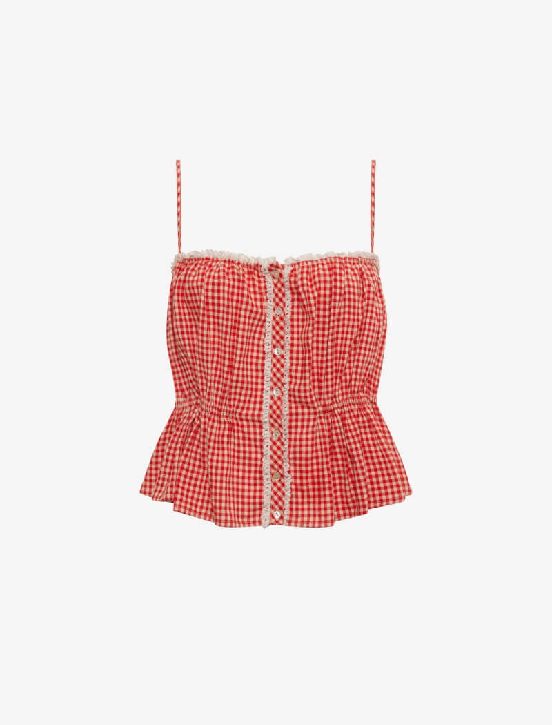 Picnic Tank | Cherry Gingham