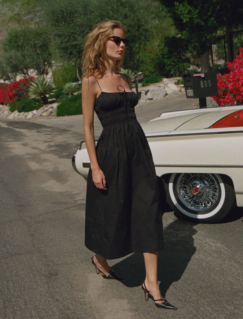 Positano Midi Dress | Black - Midi Dress