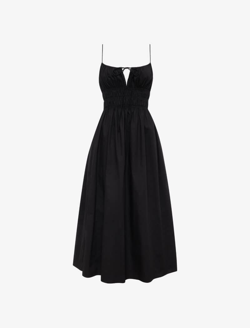 Positano Midi Dress | Black - Midi Dress