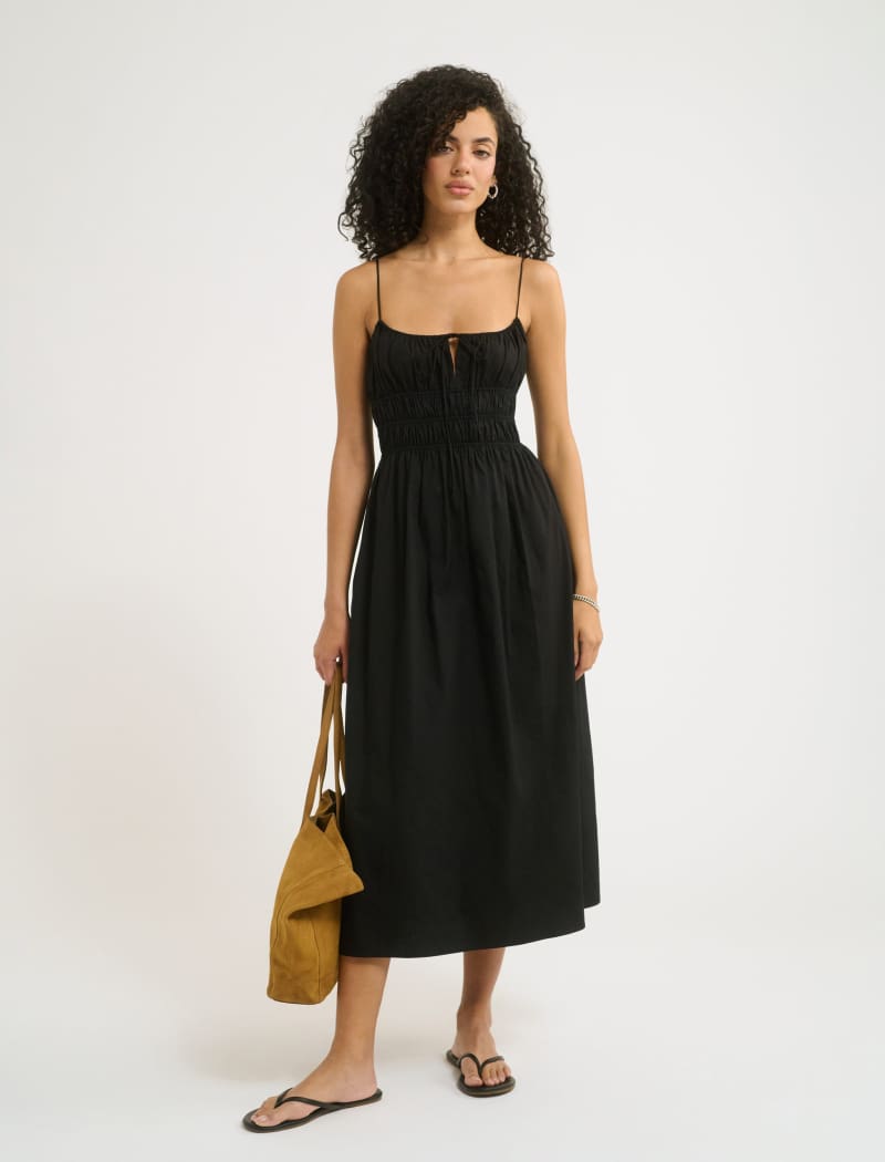 Positano Midi Dress | Black - Midi Dress