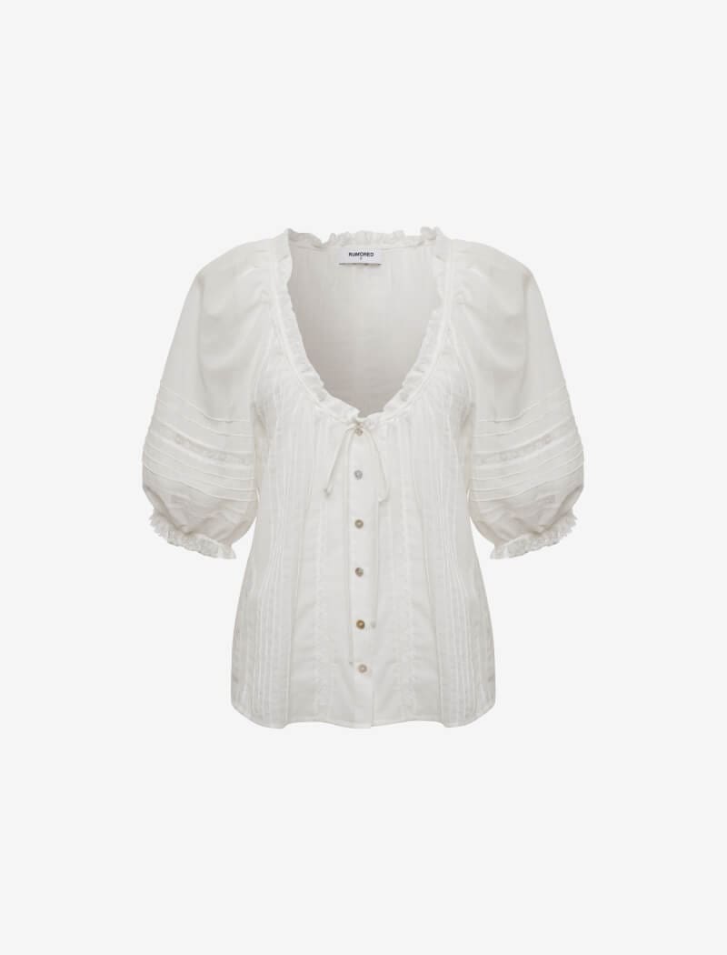 Prairie Top | White - Blouse