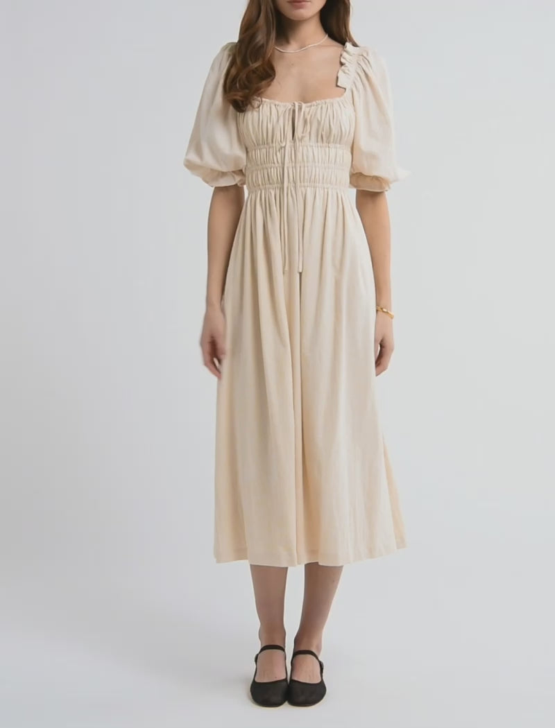 Darling Midi Dress | Cream