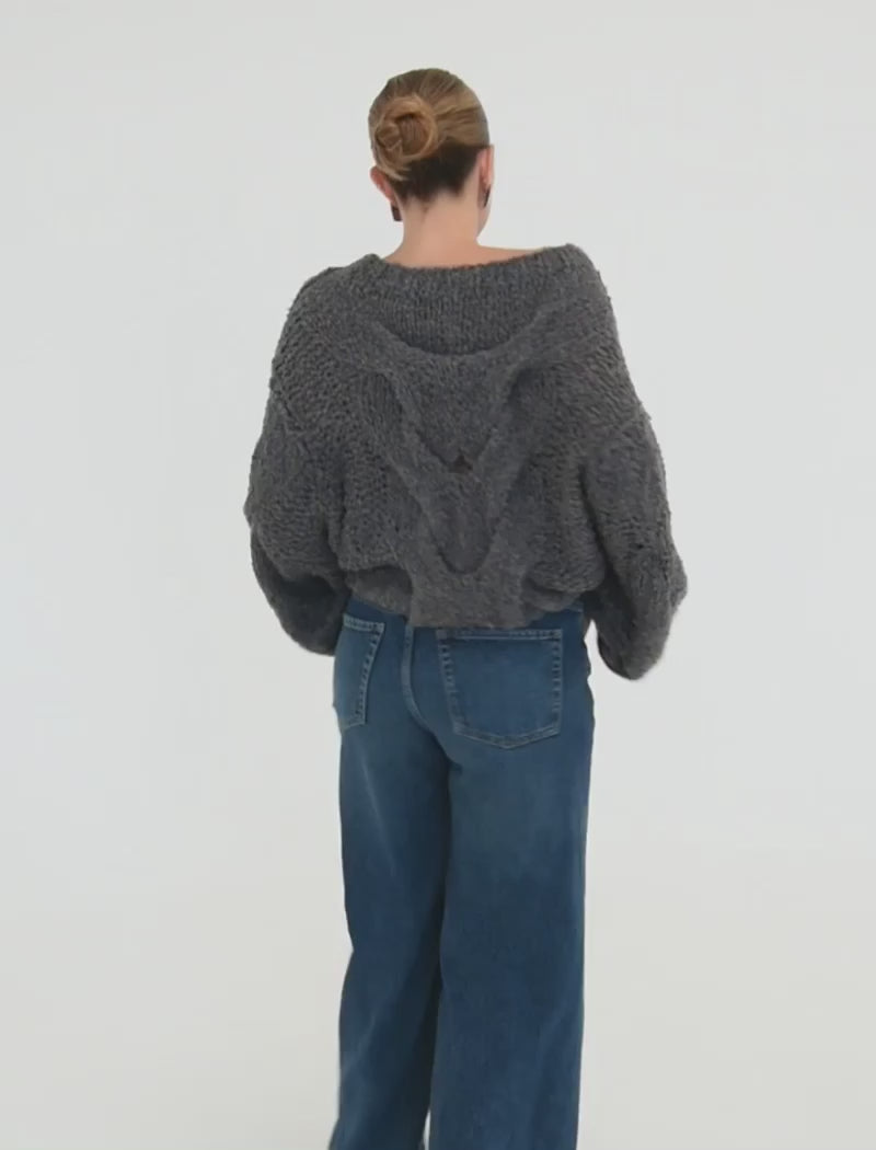 Nonna Sweater | Charcoal – Rumored Nonna Sweater | Charcoal – Rumored