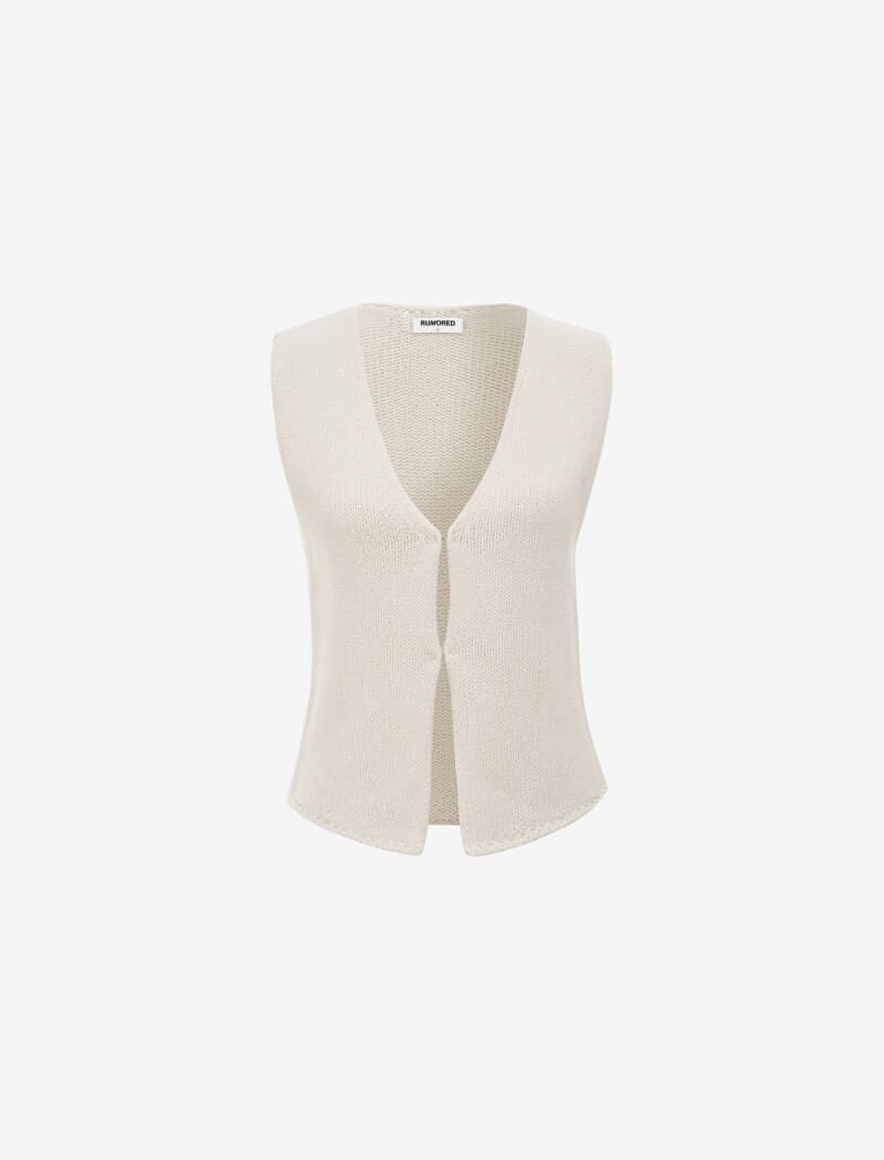 Prince Street Top | Ecru - Vest
