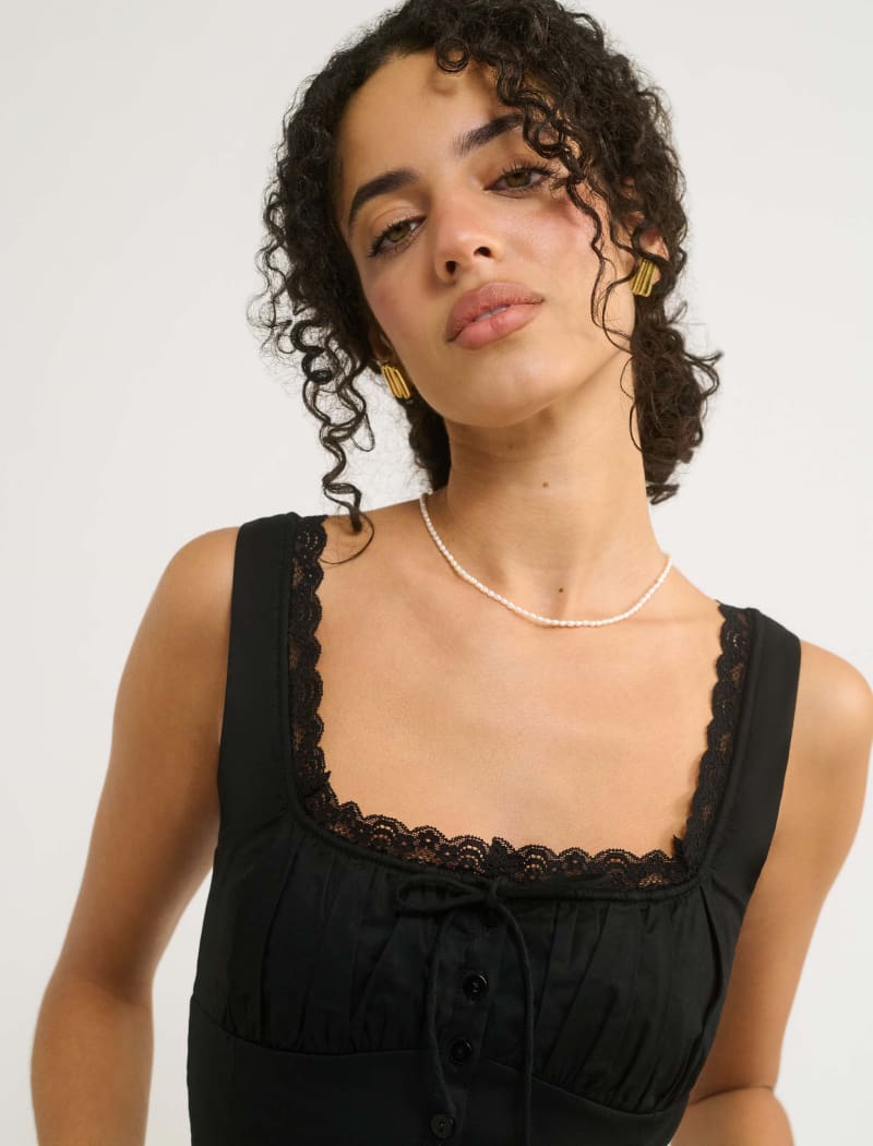 Rosemilk Top | Black - Camis and Tanks