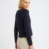 Seabrook Cardigan | Navy - Cardigan