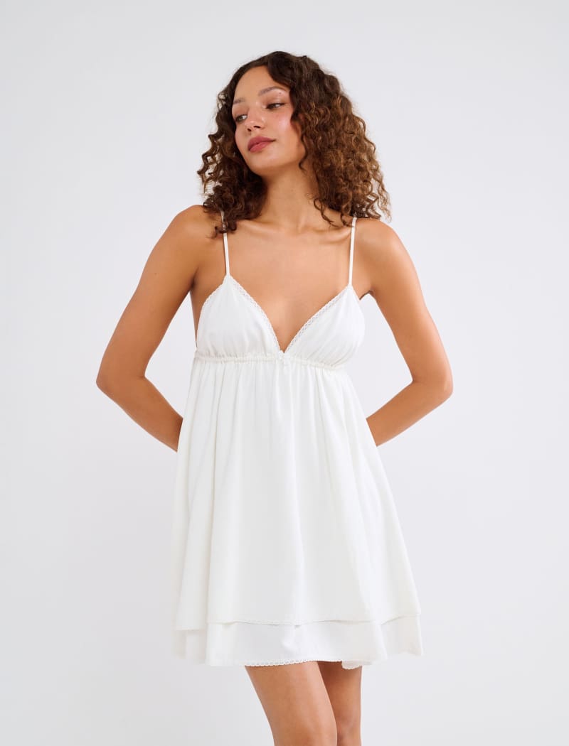 Shoreline Mini Dress | White - Mini Dress