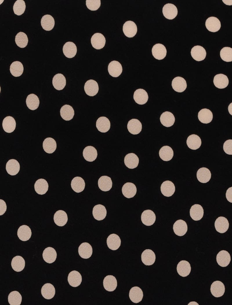 Silhouette Mini Skirt | Black Ditsy Dot - Mini Skirt