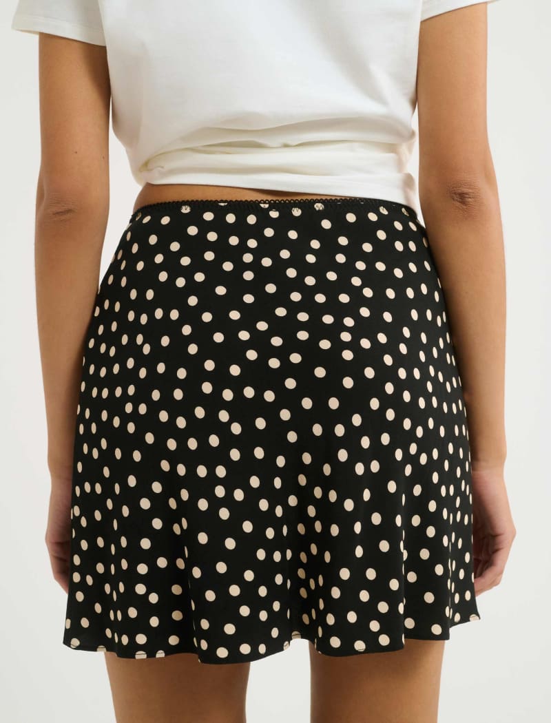 Silhouette Mini Skirt | Ditsy Dot - Mini Skirt