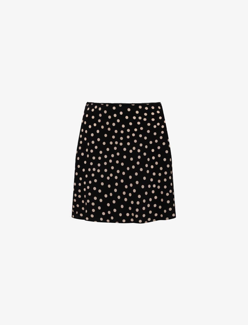 Silhouette Mini Skirt | Ditsy Dot - Mini Skirt