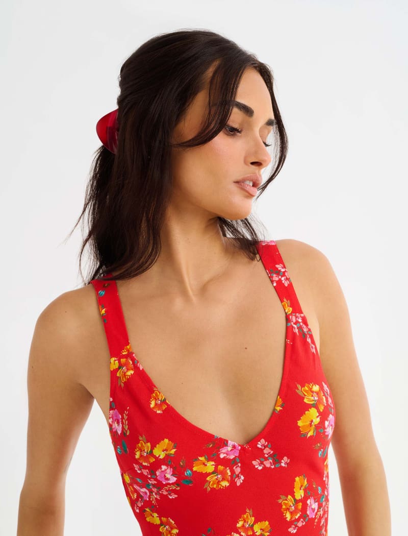 Sunnyside Midi Dress | Havana Bloom - Midi Dress