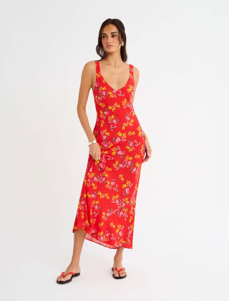 Sunnyside Midi Dress | Havana Bloom - Midi Dress