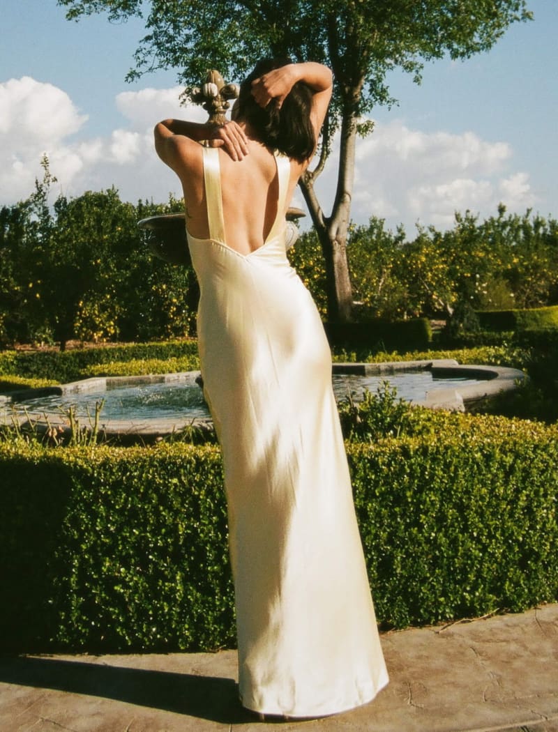 Sunset Strip Maxi Dress | Buttercream - Maxi Dress