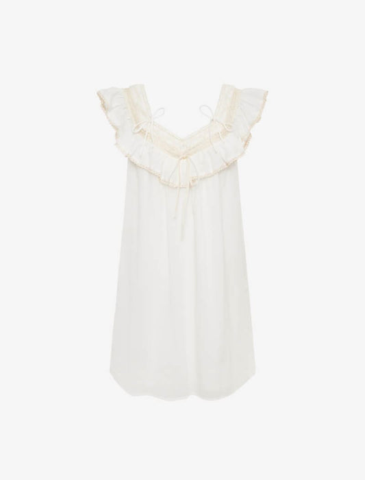 Teacup Mini Dress | White