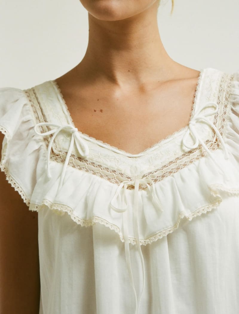 Teacup Mini Dress | White