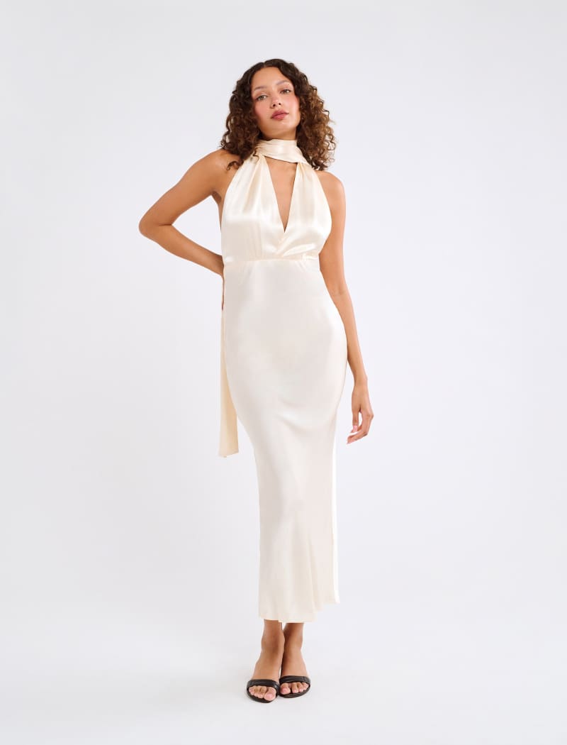Thelma Midi Dress | Ivory - Midi Dress