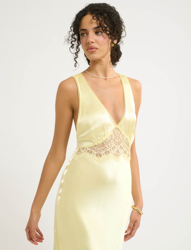 Vanity Midi Dress | Buttercream - Midi Dress
