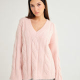 Whistler V-Neck Sweater | Petal - Sweaters