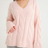 Whistler V-Neck Sweater | Petal - Sweaters